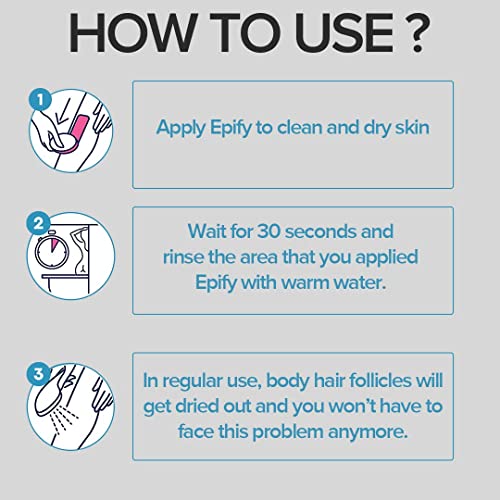 Epify Intimate Hair Removal Cream for Men and Women - Pubic, Bikini Line, Sensitive Areas - 8.45 Fl Oz - Image 3