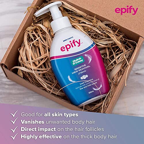 Epify Intimate Hair Removal Cream for Men and Women - Pubic, Bikini Line, Sensitive Areas - 8.45 Fl Oz - Image 4