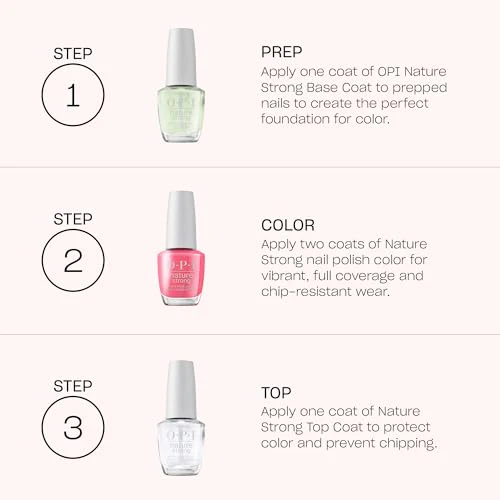 OPI Nature Strong Natural Origin Nail Polish | Opaque Bright Purple Lilac Crème Eco-Friendly Nail Polish | Plant Based, Vegan, Cruelty Free - Image 5