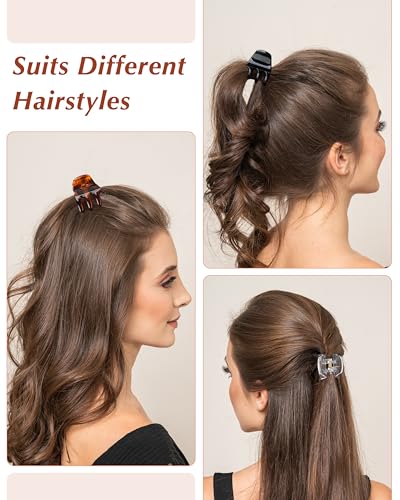 Medium Hair Clips, 18 Pcs 1.38 Inch Hair Claw Clips, No-Slip Jaw Clips for Women and Girls - Image 5