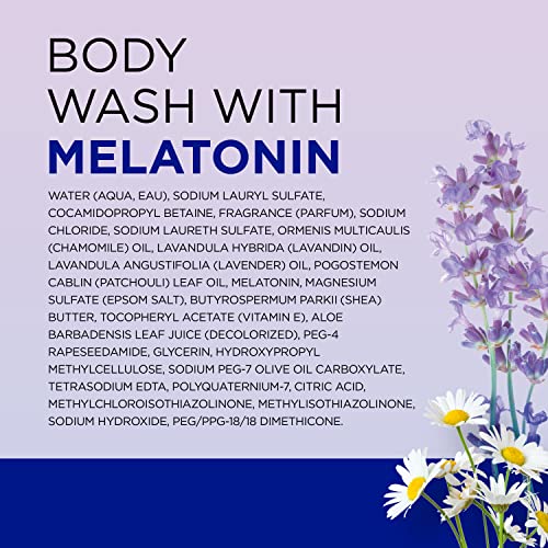 Dr Teal's Body Wash with Pure Epsom Salt, Sleep Blend with Melatonin, Lavender & Chamomile Essential Oils, 24 fl oz (Pack of 4) - Image 10