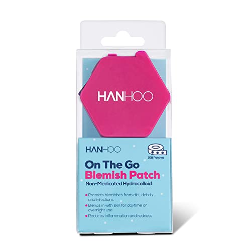 Hanhoo On the Go Blemish Patch, 108 Count, Pimple Patch Dispenser, Shrinks Pimples, Protects from Finger-picking and Dirt, Absorbs Fluid, Acne Spot Patches, Invisible Pimple Patches, Korean Skincare - Image 2