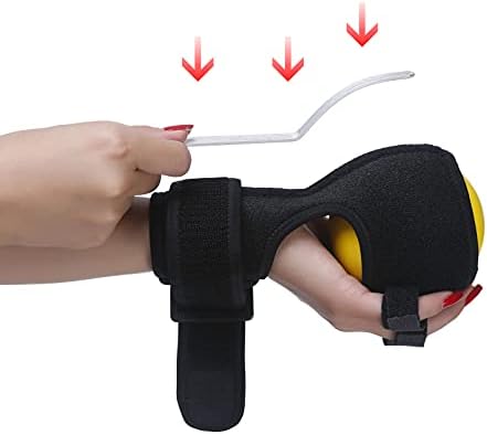 Anti-spasticity Ball Splint Hand Finger for Hand Stroke Hemiplegia Finger Recovery Spasm Dystonia Hemiplegia Finger Training Hand Functional Impairment for Children and Men and Women (Medium) - Image 8