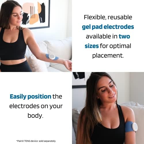 Soterix PainX TENS Unit Electrode Gel Pad Refills - 1 Pack of 6 Pads (Small) - Muscle Stimulator Relaxer Wireless Pads for Relief on Knee, Back, Neck - Image 6