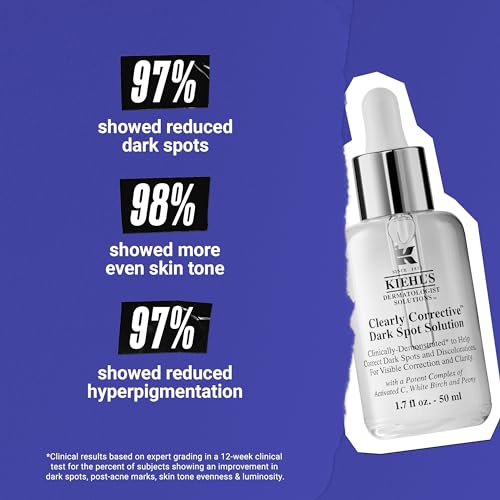 Kiehl's Clearly Corrective Dark Spot Serum, Brightening Facial Serum, Reduces Hyperpigmentation & Post-acne Marks, with Vitamin C & Salicylic Acid, All Skin Types, Paraben-free, Mineral Oil-free - Image 9