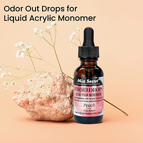 Mia Secret Monomer Drops - Peach Scent - 1oz - Odor Neutralizer - Liquid Acrylic - Image 7