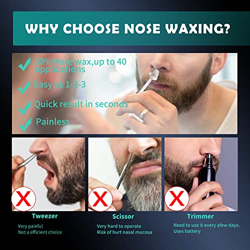 150 Pcs Wax Sticks, Nose Wax Kit Accessories, Waxing Sticks for Nostril Nasal Cleaning Ear Face Eyebrows Hair Removal for Men Women - Image 3