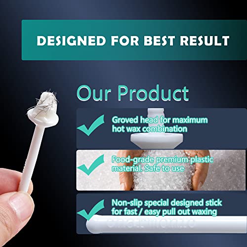150 Pcs Wax Sticks, Nose Wax Kit Accessories, Waxing Sticks for Nostril Nasal Cleaning Ear Face Eyebrows Hair Removal for Men Women - Image 4