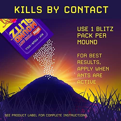 Ortho Fire Ant Mound Blitz, Fire Ant Killer, For Lawns and Around Ornamental Plants, 8 Pre-Measured Packs - Image 6