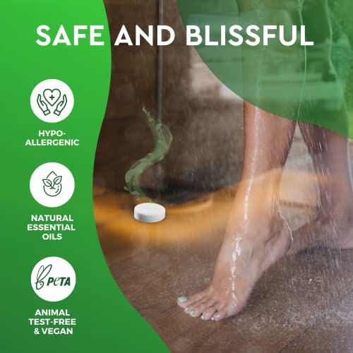 Cleverfy Shower Steamers Aromatherapy - 12 Pack of Menthol & Eucalyptus Shower Bombs with Essential Oils for Relaxation and Nasal Congestion. Valentines Day Gifts for Her and Him. - Image 3