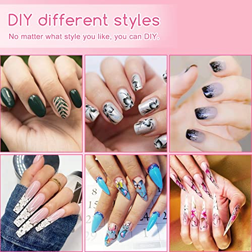 Wisdompark UV Light for Nails,UV LED Nail Lamp, Nail Dryer Professional Nail UV Light for Gel Polish with Adapter Gel Nails 3 Timers - Image 2