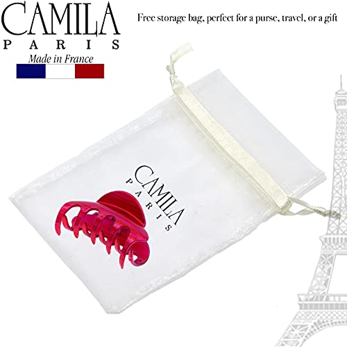 Camila Paris CP3218 French Hair Clip for Women for Thick Hair for Long Curly Wavy Hair, Large, Girls Hair Claw Clips Jaw Styling Hair Accessories for Women, Strong Hold No Slip Grip, Made in France - Image 4