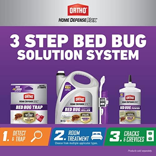 Ortho Home Defense Max Bed Bug Killer - Also Kills Fleas & Brown Dog Ticks, Spot Treatment, 18 oz. (2-Pack) - Image 6