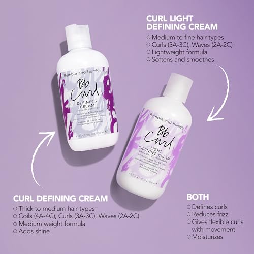 Bumble and bumble. Curl Light Defining Styling Cream | For Moisturized Flexible Curls | Anti Frizz | Curly, Wavy | With Jojaba Oil, Avocado Oil + Coconut Oil - Image 6