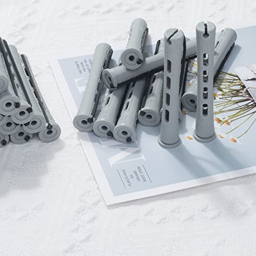 Perm Rods,60 pcs Hair Rollers for Natural Hair Long Short Hair Styling Tool Hair Curlers Small Size 0.59 inch Gray Color - Image 7