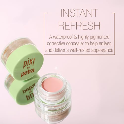 Pixi Beauty Correction Concentrate - Brightening Peach, Under Eye Colour Corrector, Illuminating Concealer, 0.1 Fl Oz - Image 3