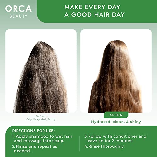 Tea Tree Shampoo and Conditioner Set, Shampoo and Conditioner for Oily Hair 2x16oz Tea Tree Oil Shampoo for Oily Hair, Dry Scalp Dandruff Shampoo and Conditioner for Men & Women, Tea Tree Conditioner - Image 6