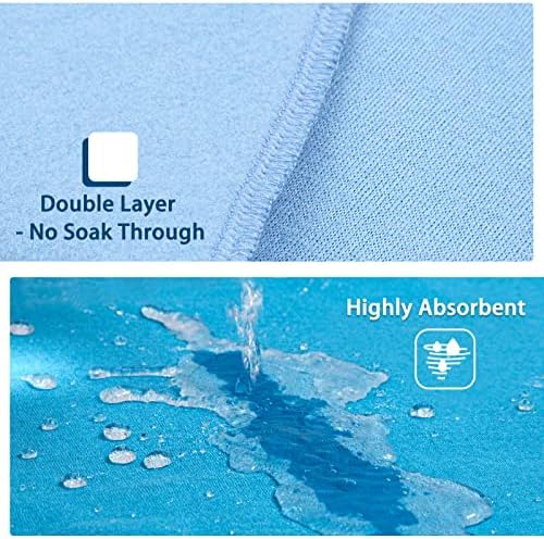 Adult Drool Bib for Special Needs, 3 Pk Soft Absorbent Large Bandana Bibs Set for Kids 4+, Men Women, Teens & Adults - Image 3