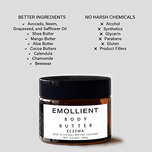 Emollient for Dry Skin & Eczema Handmade Butter Made with Essential Oils, Packed with Vitamins and Antioxidants (Sensitive Skin, 100 grams) - Image 4