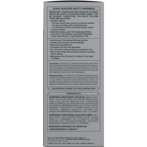 L’Oréal Paris Feria Midnight Bold Multi-Faceted Permanent Hair Dye, One-Step Hair Color Kit for Dark Hair, No Bleach Required, Orchid Glow - Image 7