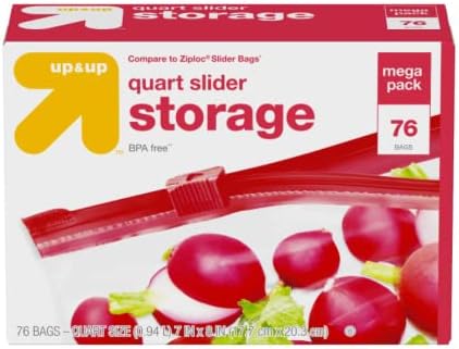 Quart Bags Slider Storage Bags (50)