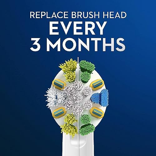 Oral-B Floss Action Replacement Brush Heads for an Oral-B Electric Toothbrush, Pack of 6 - Image 5