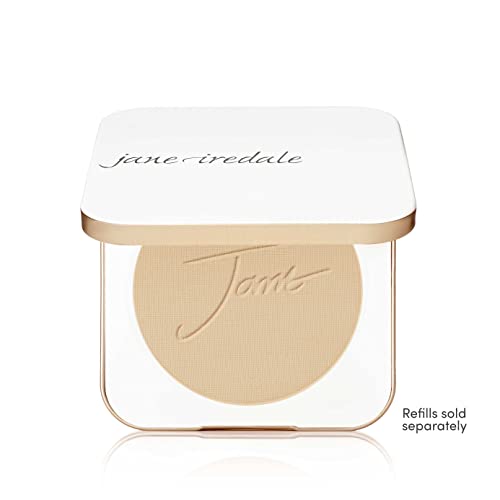 jane iredale Refillable Compact | Aluminum Shell & Magnetic Closure | Interior Mirror for On-The-Go Use | Compatible with all Powder Refills | White - Image 2