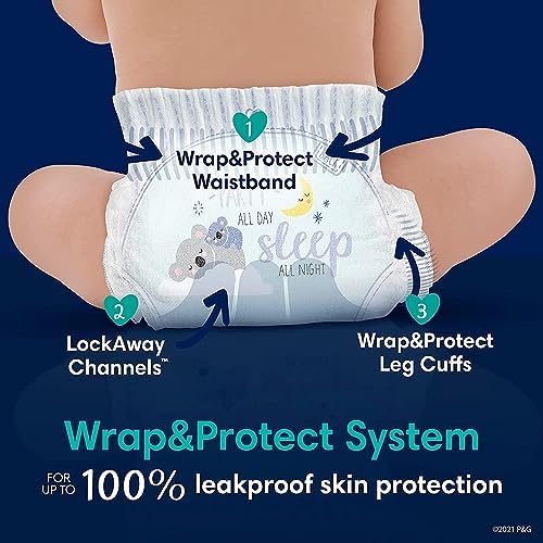 Pampers Disposable Diapers Size 5, Swaddlers 132 Count + Overnight (50 Count) - Image 6