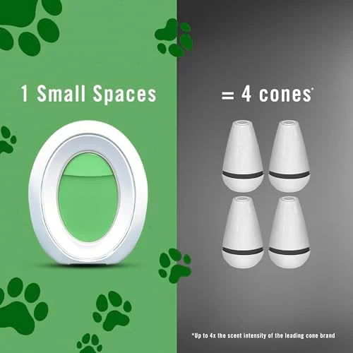 Febreze Small Spaces Air Freshener, Odor-Fighting, Plug In Alternative, Air Fresheners for Home and Bathroom and Kitchen, Closet Air Fresheners, Heavy Duty Pet Scent, 4 Count - Image 5
