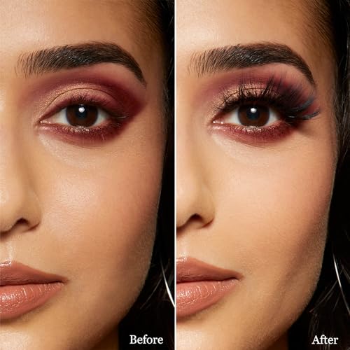 KISS Lash Couture Masterpiece Fake Eyelashes Style 02, ‘Haute Couture’, One-of-a-Kind Luxe Lash, Hand Woven Faux Mink Synthetic False Eyelashes, 1 Pair - Image 5