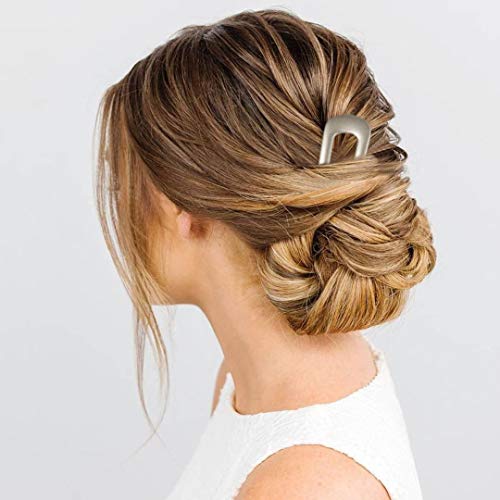 U-Shaped Hair Pins Metal Vintage Hair Sticks French Hair Pin Hairstyle Chignon for Women Girls,4PCS (Multiple)-Style 5 - Image 3