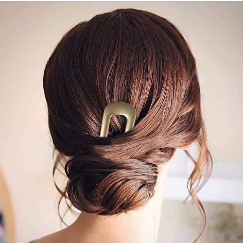 U-Shaped Hair Pins Metal Vintage Hair Sticks French Hair Pin Hairstyle Chignon for Women Girls,4PCS (Multiple)-Style 5 - Image 4