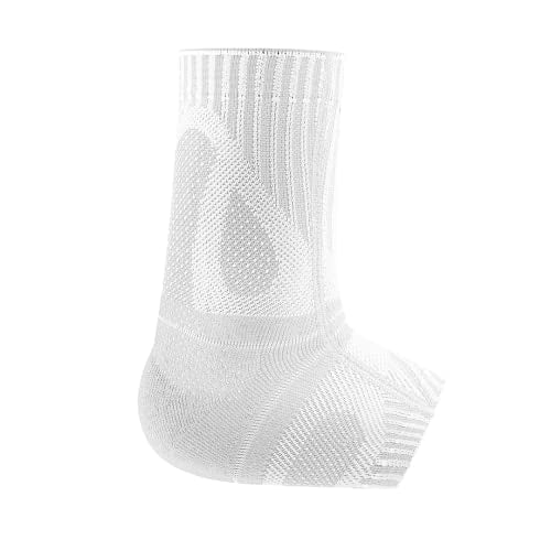 Bauerfeind Sports Achilles Support - Relieves the achilles tendon while running, jumping, and moving - All White, Large - Image 2