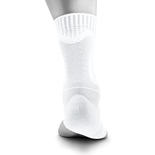 Bauerfeind Sports Achilles Support - Relieves the achilles tendon while running, jumping, and moving - All White, Large - Image 3