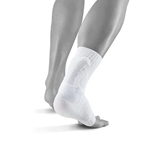 Bauerfeind Sports Achilles Support - Relieves the achilles tendon while running, jumping, and moving - All White, Large - Image 4