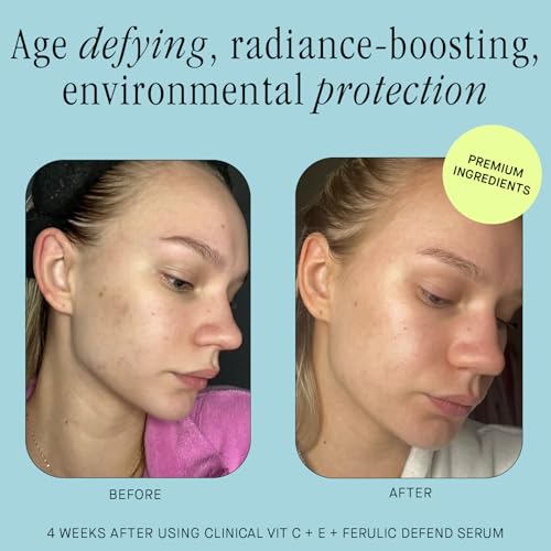 Brandefy Vitamin C Face Serum 15% L. Ascorbic Acid, Ferulic Acid .5% + Vitamin E for Self Care and Beauty, Face Dark Spot Corrector and Anti Aging 1oz, Made In The USA - Image 7