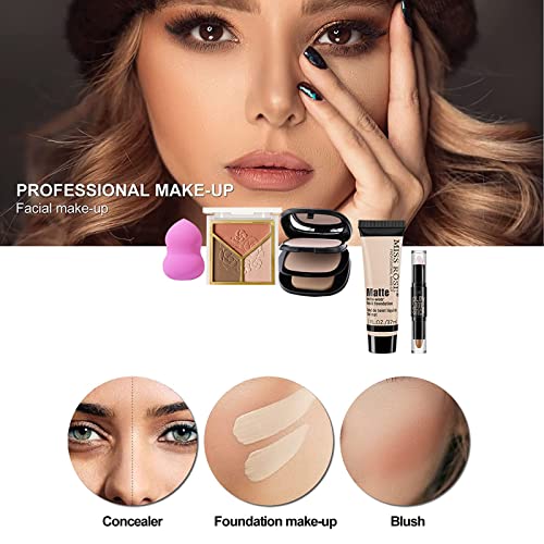 MISS ROSE M All In One Full Makeup Kit for Women, Multipurpose Makeup Sets, Beginners and Professionals Alike, Easy to Carry(Pink) - Image 7