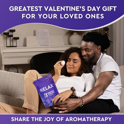 Cleverfy Shower Steamers Aromatherapy - Lavender 18 Pack of Shower Bombs with Essential Oils. Self Care Birthday Gifts for Women and Valentines Day Gifts for Her and Him. - Image 2