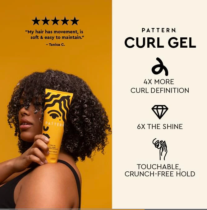PATTERN Beauty by Tracee Ellis Ross Curl Gel, 3 Fl Oz, Travel Size, Best for Curlies, Coilies and Tight-Textured, 3a to 4c - Image 3