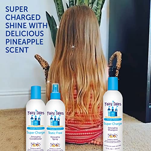 Fairy Tales Tangle Tamer Detangling Shampoo and Conditioner for Kids plus Detangling Spray - Ultra Moisturizing and Anti Frizz Protection - Paraben Free, Sulfate Free - 12 Oz Each Bottle - 3 pack - Image 6