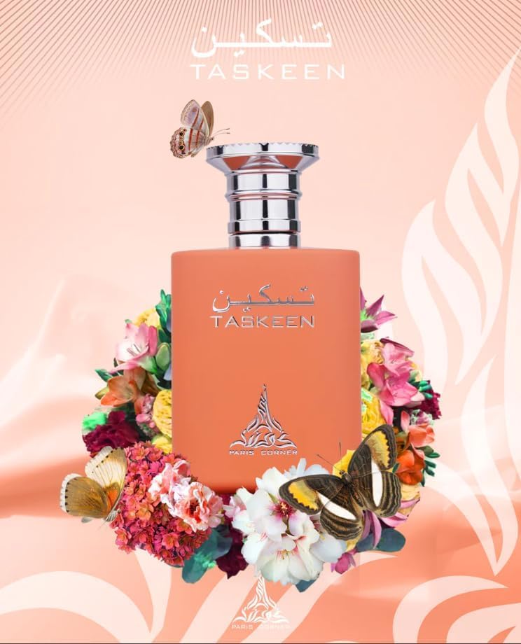 Paris Corner Taskeen Peach Tea Perfume Edp 3.4 Fl Oz - Fruity Unisex Fragrance for Men and Women - Image 2