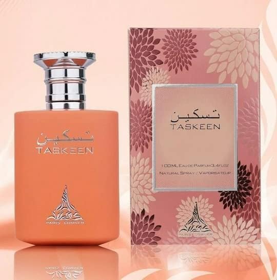 Paris Corner Taskeen Peach Tea Perfume Edp 3.4 Fl Oz - Fruity Unisex Fragrance for Men and Women - Image 3