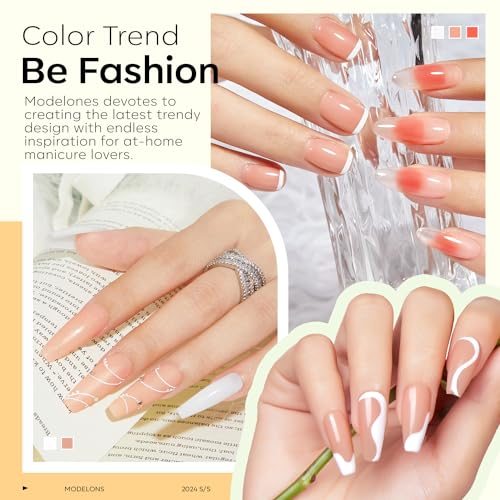 Modelones Cover Nude Blush Acrylic Powder, 4.23oz/120g Acrylic Powder Large Capacity Professional Acrylic Nail Powder Polymer for 3D French Nail Manicure Extension Nail Carving - Image 2