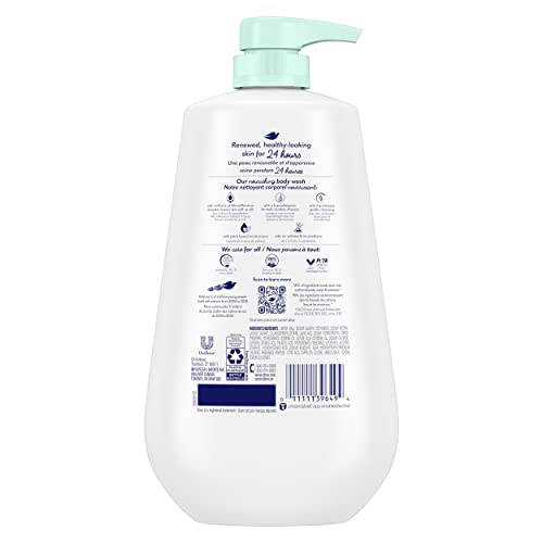 Dove, Body Wash for Softer and Smoother Effectively Washes Away Bacteria While Nourishing Your, Sensitive Skin, 34 Fl Oz (Pack of 3) - Image 3