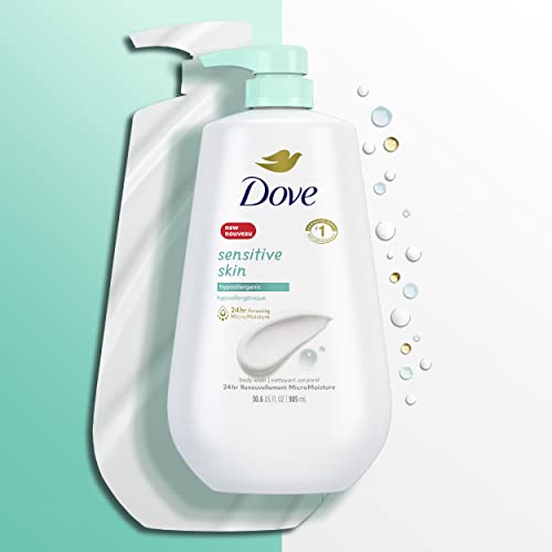 Dove, Body Wash for Softer and Smoother Effectively Washes Away Bacteria While Nourishing Your, Sensitive Skin, 34 Fl Oz (Pack of 3) - Image 9