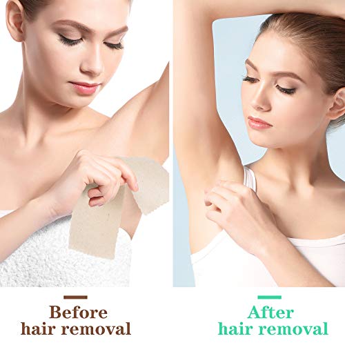 200 Natural Epilating Strips for Hair Removal - Large 2.8 x 7.9 Inches Waxing Strips Bulk for Women and Men - Image 4
