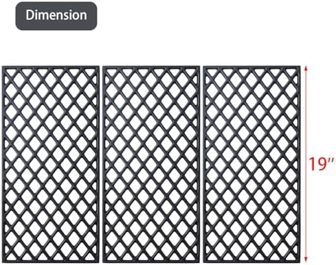 GR2210601-MM-00 Grates Grill Replacement Parts for Member’s Mark Grill Grates GR2210601-MM-00 Cast Iron Cooking Grid Members Mark Rankam Grill Parts GR2210601MM00 Sam's Club 3 Pieces - Image 2