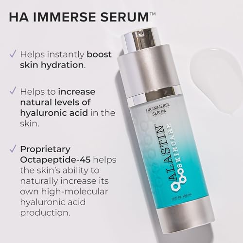 ALASTIN Skincare Hyaluronic Acid HA IMMERSE Moisturizing Face Serum (1 oz) | Restorative Serum Combats Dry, Dehydrated Skin | For Radiant, Glowing Skin - Image 2