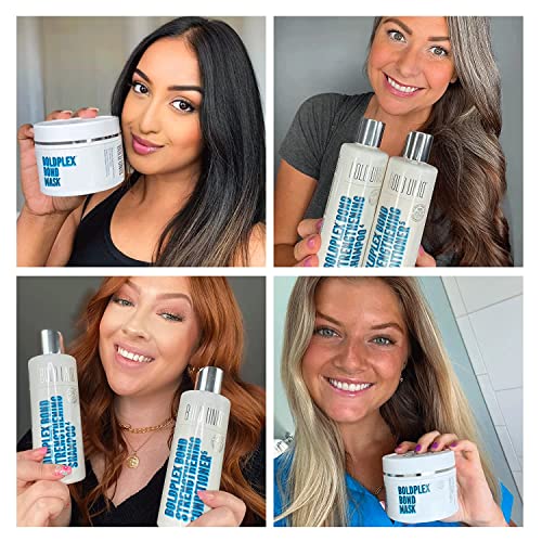 Boldplex 3, 4 & 5 Bond Restore Treatment, Shampoo & Conditioner Trio Gift Set - Hydrating Protein Formula, Strengthens Dry & Damaged Hair, Repairs Breakages & Split Ends. Vegan & Cruelty Free. - Image 3