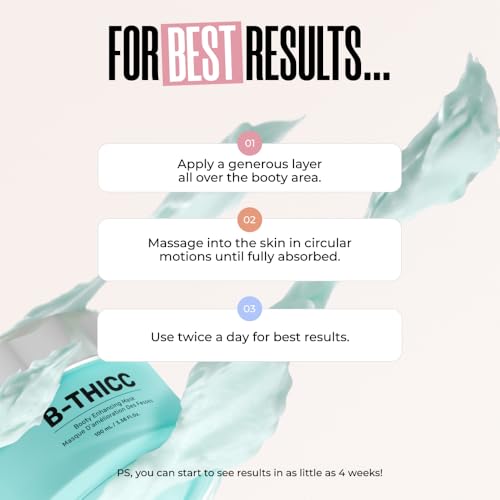 MAËLYS B-THICC Leave-On Booty Enhancing Mask - Booty Mask That Visibly Tightens Skin - Helps Enhance, Firm & Boost The Look Of Your Behind - Image 5